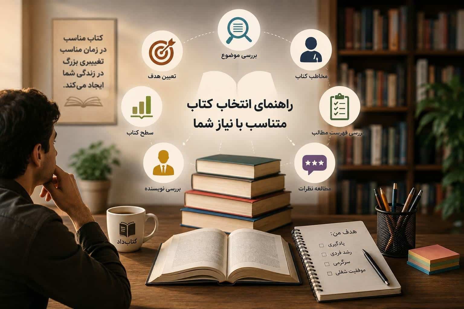 انتخاب بهترین کتاب برای مطالعه